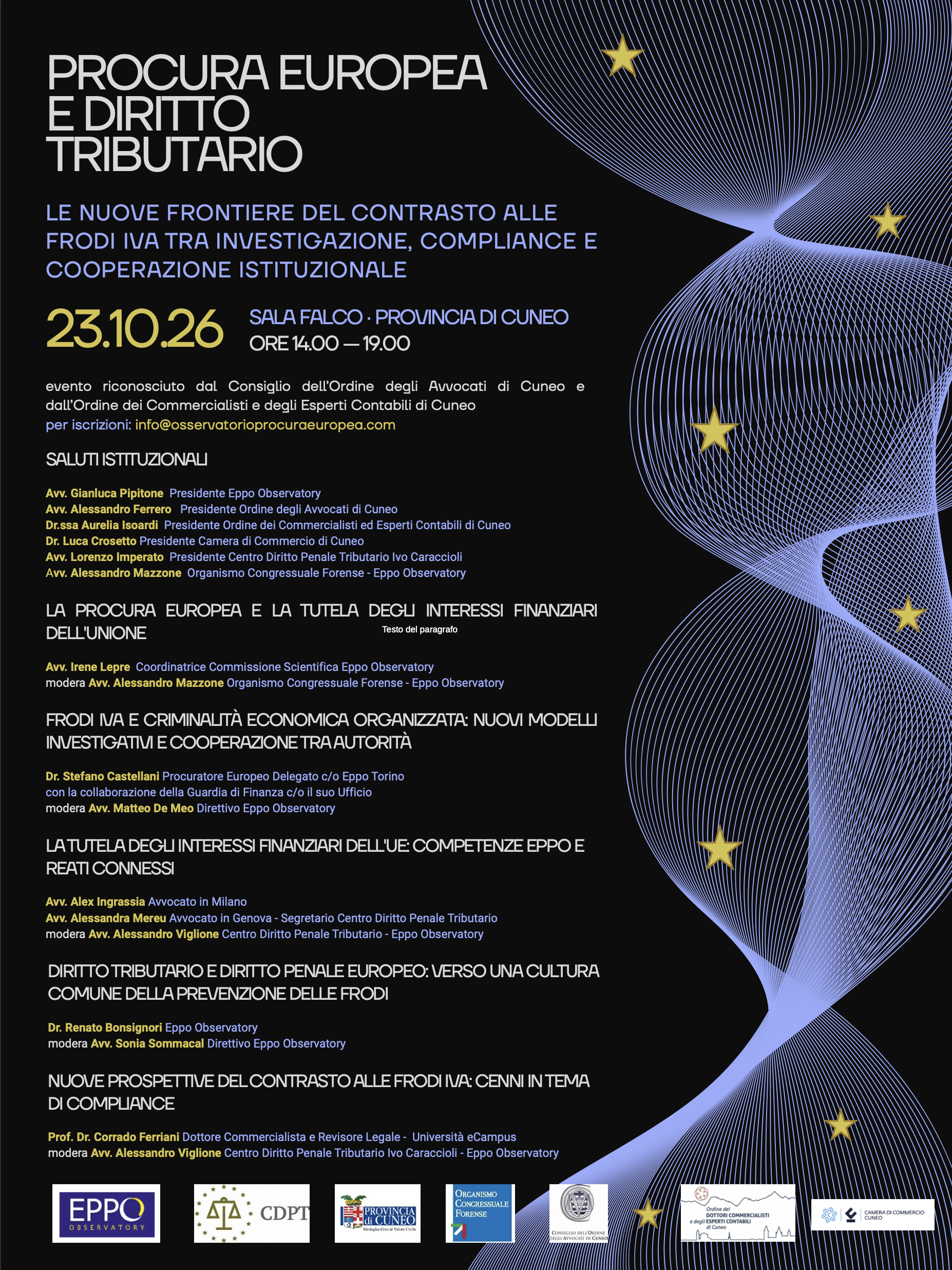 Convegno Procura Europea e frodi IVA a Cuneo – EPPO Observatory